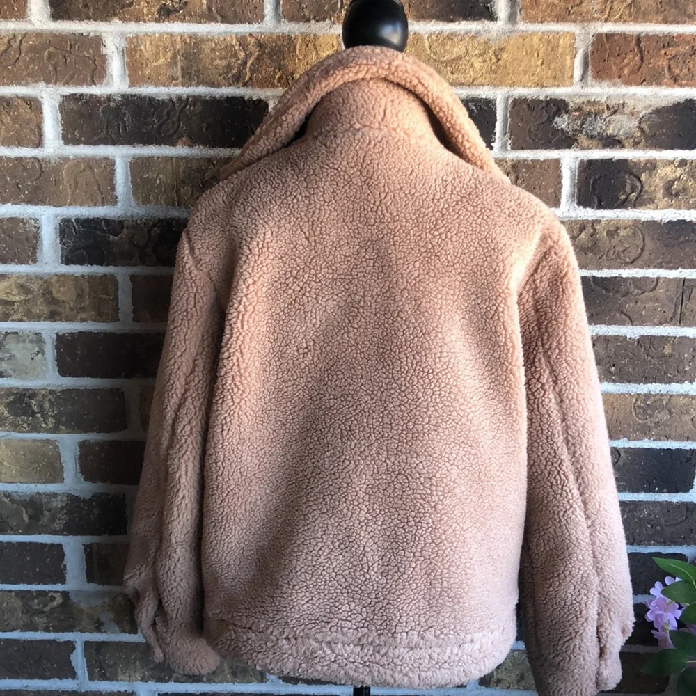Nasty Gal TEDDY BIKER JACKET - Picture 5 of 12